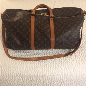 Authentic Louis Vuitton Keepall 55 luggage tote